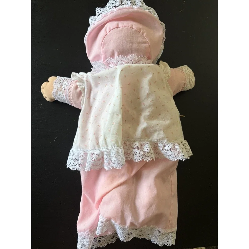 Vintage Cabbage Patch Doll Preemie Newborn Baby in Gown Blue Eyes 1982 Coleco